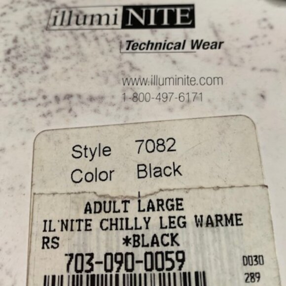 illumiNITE leg warmers size large - NWT - Picture 11 of 13